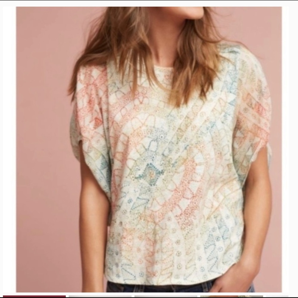Anthropologie Eri + Ali Multicolored Top